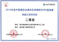 乐鱼官方端网站登录入口南京青奥体育公园市级体育中心工程项目获得“卓越BIM 工程项目奖”二等奖